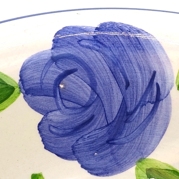 Tabletops Unlimited Flora di Roma Rosa Roses Pasta Vegetable Serving Bowl Vtg - Picture 4 of 12